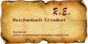 Reichenbach Erzsébet névjegykártya